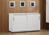 BLEND CREDENZA SLIDING DOOR LOCKABLE 1200 X 450 X 720MM BARREL OAKWHITE