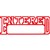XSTAMPER CXBN 57120562 PREINKED MESSAGE STAMP ENTEREDDATE 42 X 13MM RED HANGSELL