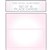 PLACE CARD SET PINK PEARL EMBOSSED PACK 15
