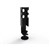 RAPID INFINITY  DELUX RETURNCORNER WORKSTATION RAIL CLAMP SET OF 2 BLACK