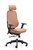 VESPA SYNCHRO MESH BACK CHAIR WITH ARMS  MESH HEADREST CORAL