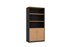 OM HALF DOOR CABINET 900 X 450 X 1800MM BEECHCHARCOAL