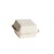 BIOWAY SUGARCANE TAKEAWAY BURGER BOX 156 X 158 X 38MM NATURAL PACK 50
